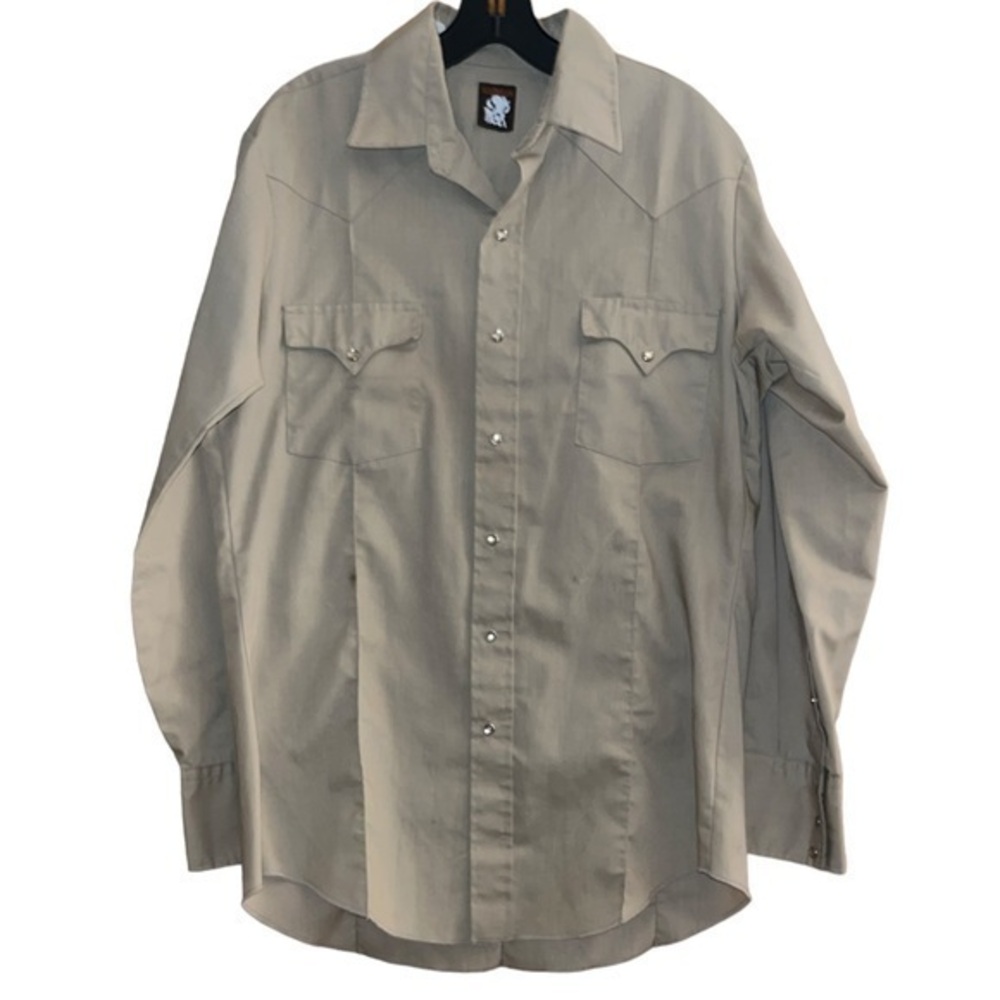 Vintage Karman snap button western shirt